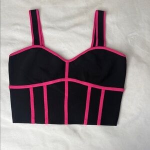 BCBGMaxAzria Black Crop Top NWOT